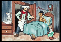 Tavola tratta da #Pinocchio illustrato